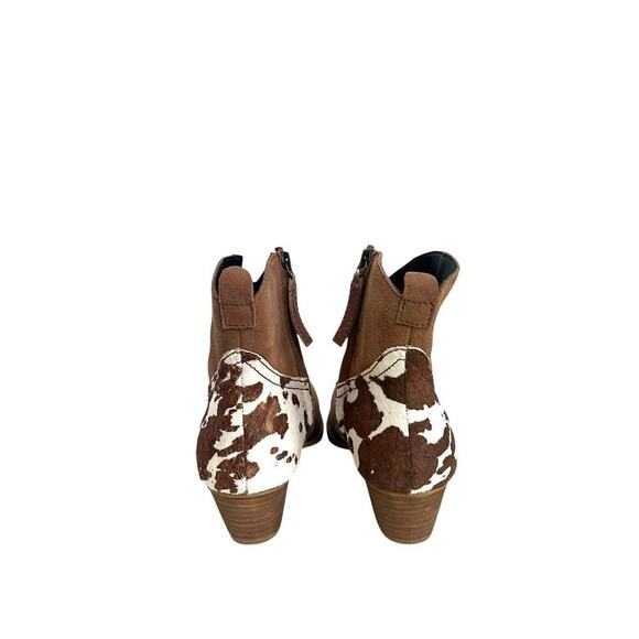 Dingo Women's Western Booties Buck The Rules Snip Toe Tan Size 8 Suede - Picture 7 of 13